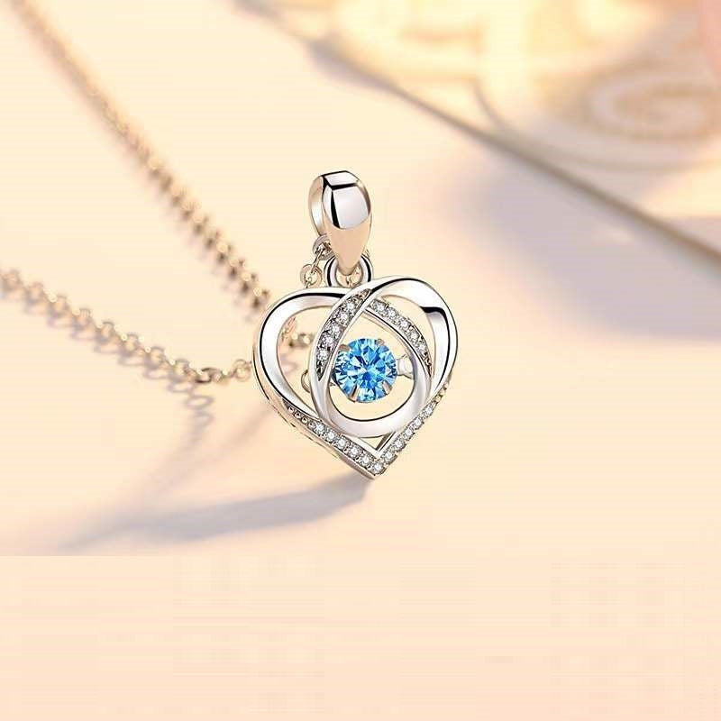 S925 Beating Heart-shaped Necklace
