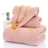 Bath Towel Long Staple Cotton Padded Towel Towel Square Plain Color
