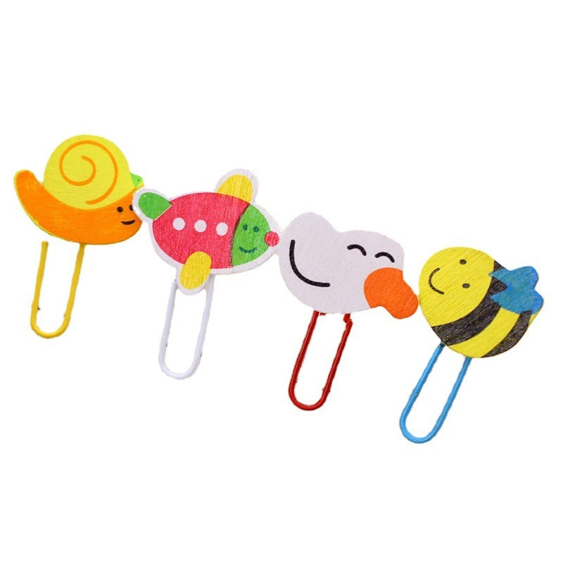 Creative Animal Cute Paper Clip Bookmark Clip Bookmark Student Stationery
