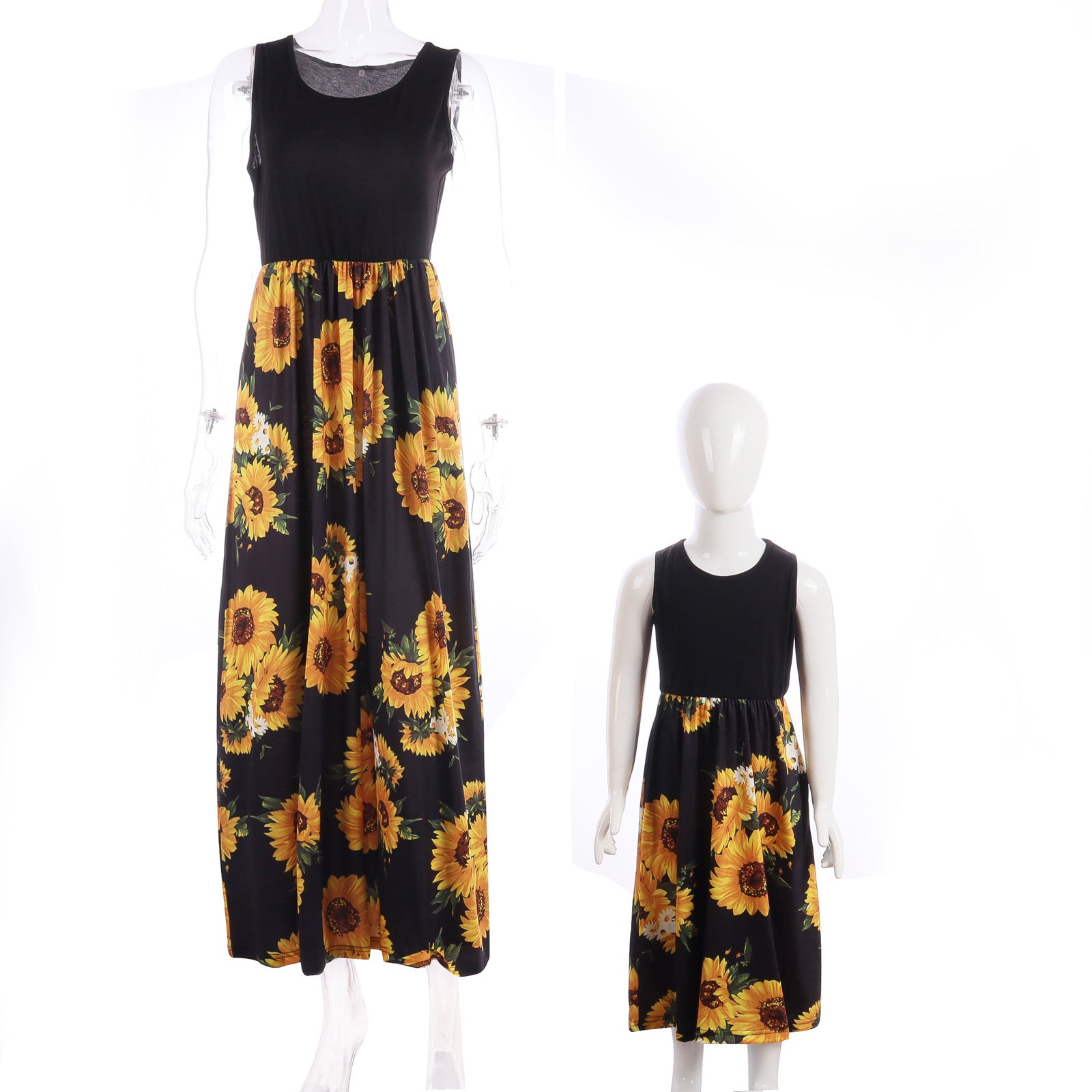 Mother-daughter Matching Outfit Summer Children's Clothing With Pockets