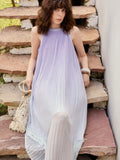 Women's Ombre Halter Dress