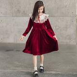 Girls' Dress Velvet Princess