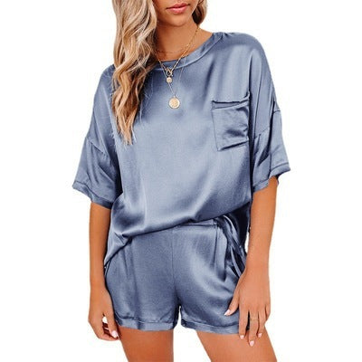 Pajama Set Short Silky