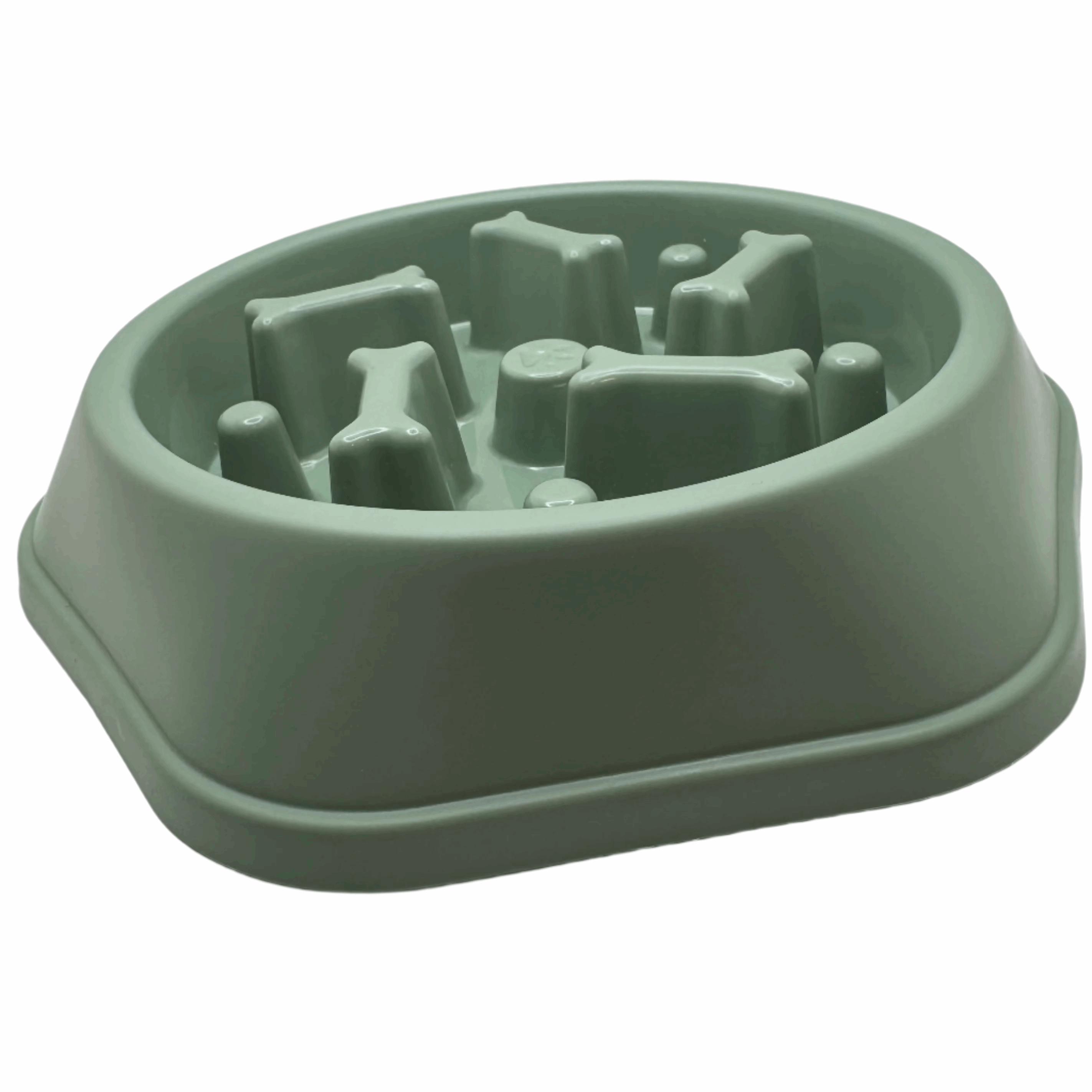 Slow Feeder Dog Bowl – Bone-Shaped for Healthy Eating