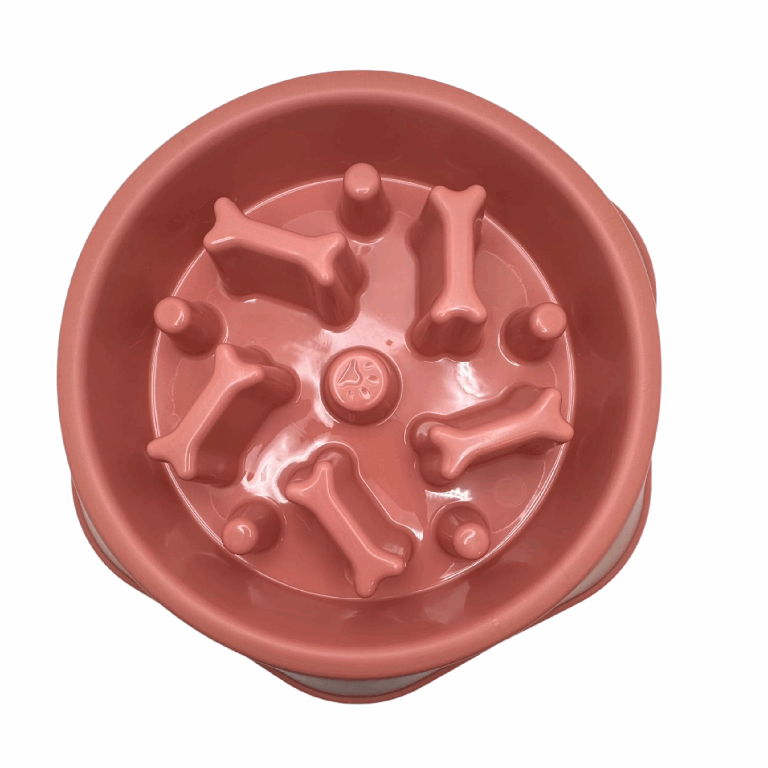 Slow Feeder Dog Bowl – Bone-Shaped for Healthy Eating