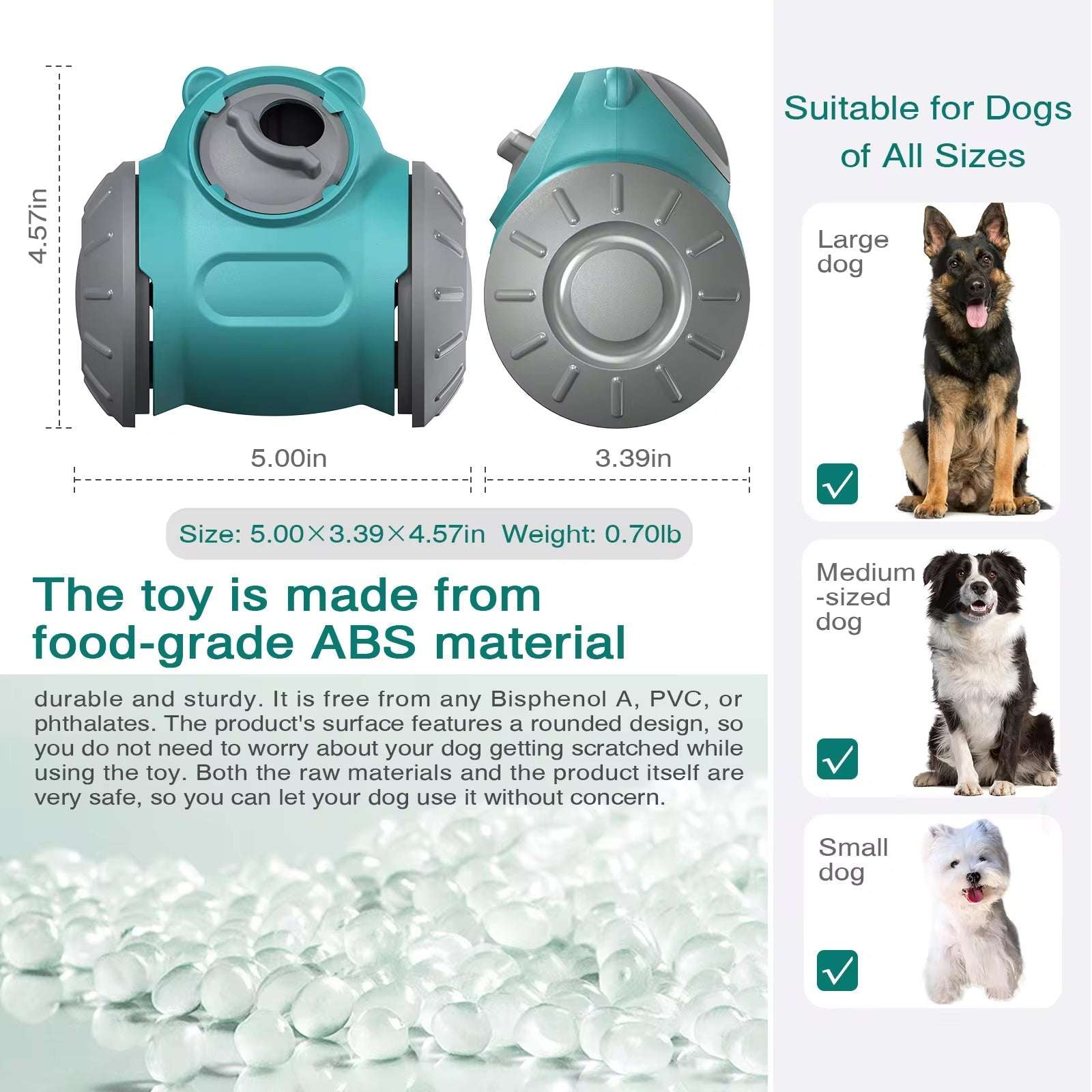 Dog Slow Feeder – Interactive Bear-Shaped Toy