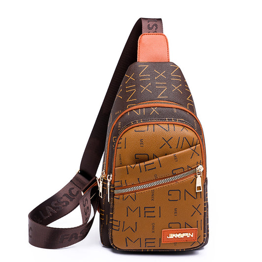 Women's Chest Bag Fashion Printed Crossbody Bag