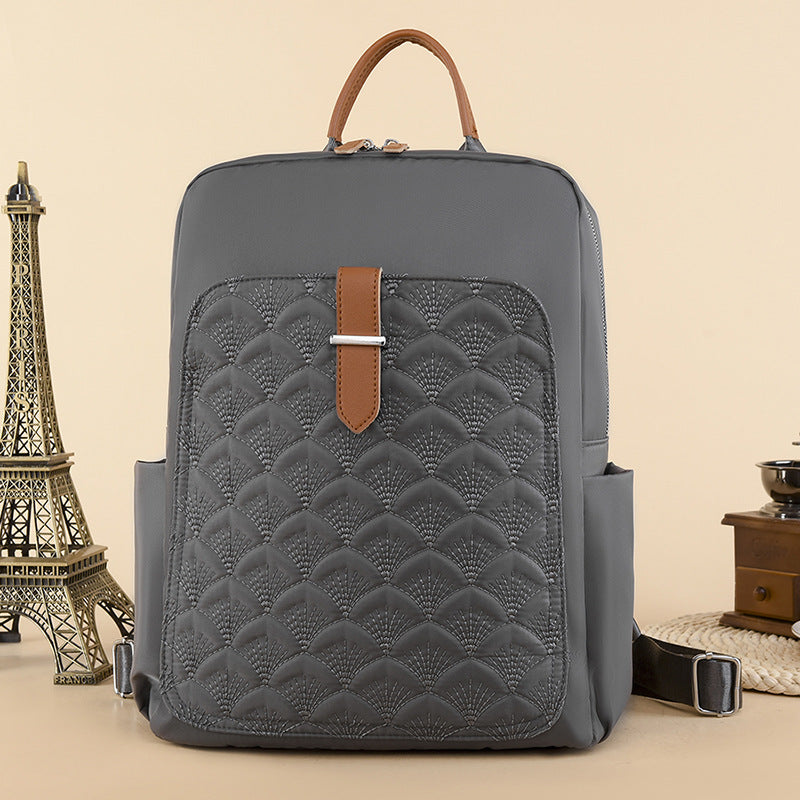 Fish Pattern Simple Backpack Large Capacity
