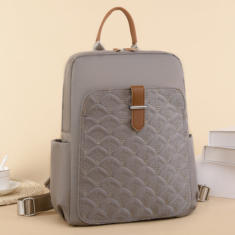 Fish Pattern Simple Backpack Large Capacity