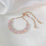 Rhinestone Bracelet Ins Fashion Shiny Adjustable Bracelet Women Jewelry