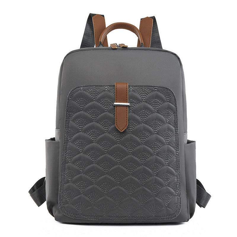 Fish Pattern Simple Backpack Large Capacity