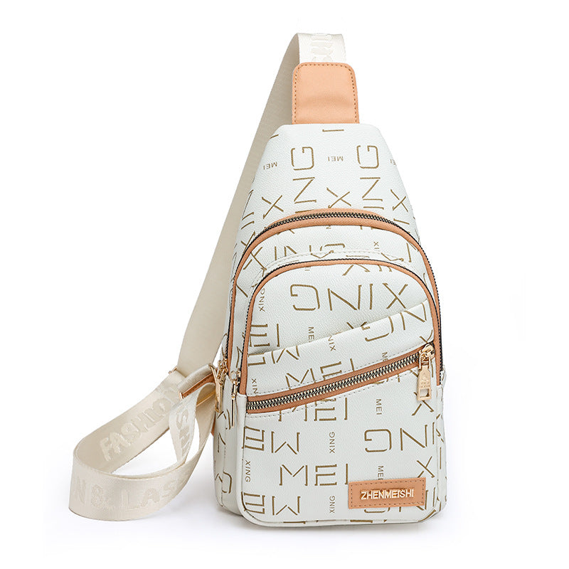 Women's Chest Bag Fashion Printed Crossbody Bag