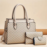 Plaid Women's Bag Suit Large Capacity Fashion