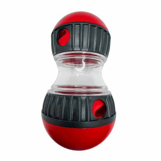Interactive Slow Feeder Oval Toy – Dog Food Dispenser