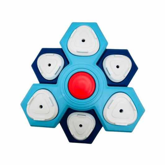 Dog Puzzle Toy – Honeycomb Interactive Feeder