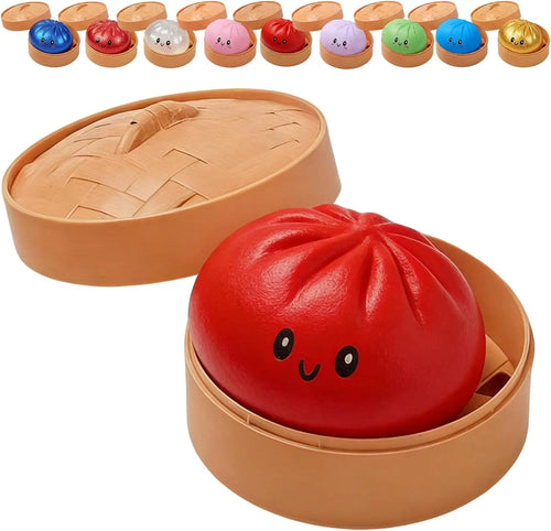 Glitter Dumpling Glitter Dumpling Squishy with Box Dumplings Sensory