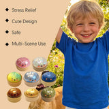 Simulation Dumpling Squeezable Toys Squishy Colorful Glitter Anti
