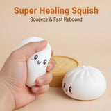 Colorful Dumpling Squishes Stress Balls Fidget Sensory Toys Simulation
