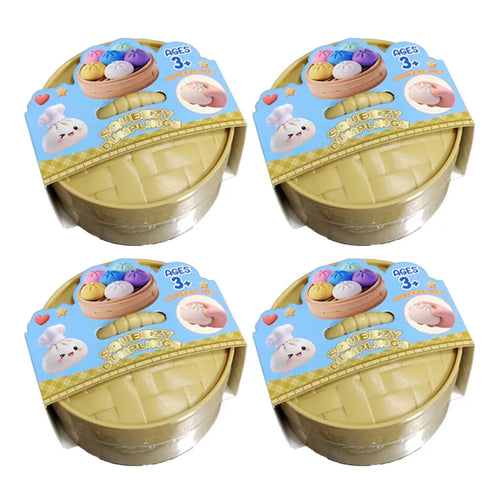 Colorful Dumpling Squishes Stress Balls Fidget Sensory Toys Simulation