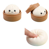 Giant Squishies Dumpling Bun Toy, Slow Rising Glitter Dumpling Stress