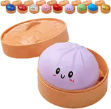 Glitter Dumpling Glitter Dumpling Squishy with Box Dumplings Sensory