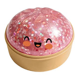 Simulation Dumpling Squeezable Toys Squishy Colorful Glitter Anti