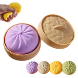 Colorful Dumpling Squishes Stress Balls Fidget Sensory Toys Simulation