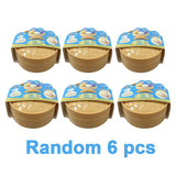 Realistic Giant Dumpling Squeeze Toy with Bamboo Steamer Soft TPR