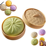 Colorful Dumpling Squishes Stress Balls Fidget Sensory Toys Simulation
