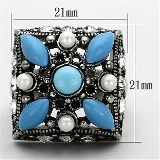 TK1309 - High polished (no plating) Stainless Steel Ring with