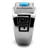 TK2053 - High polished (no plating) Stainless Steel Ring with