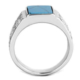 TK3004 - High polished (no plating) Stainless Steel Ring with
