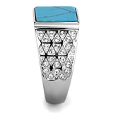 TK3004 - High polished (no plating) Stainless Steel Ring with