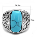 TK3043 - High polished (no plating) Stainless Steel Ring with