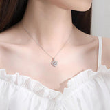 S925 Beating Heart-shaped Necklace