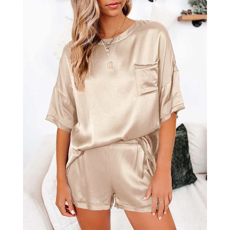 Pajama Set Short Silky