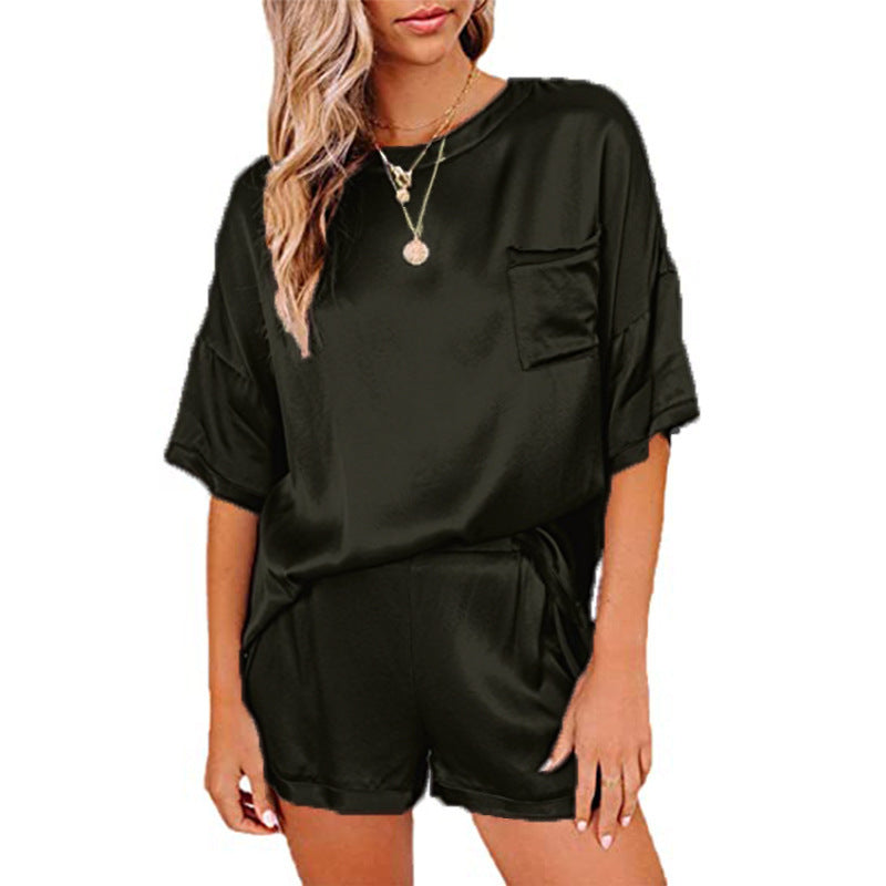 Pajama Set Short Silky