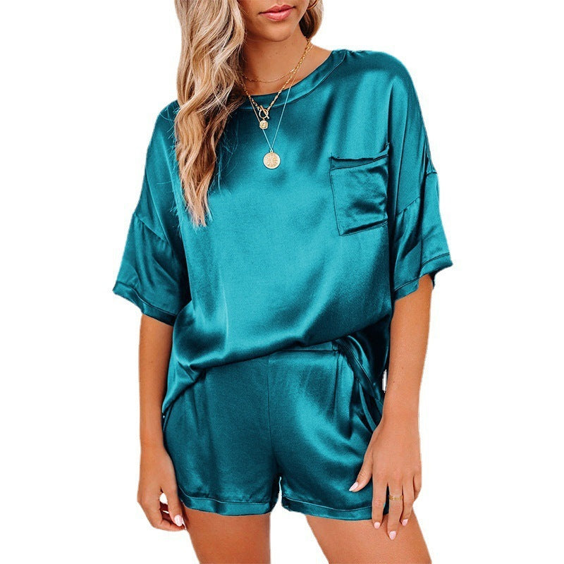 Pajama Set Short Silky