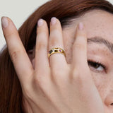 S925 Sterling Silver Diamond Color Zircon Ring