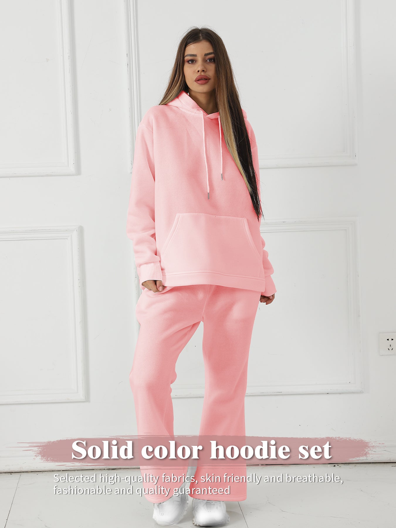Women's Long Sleeved Sweatshirt Set