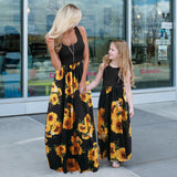 Mother-daughter Matching Outfit Summer Children's Clothing With Pockets