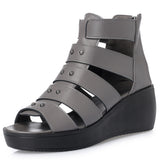 Thick Soled Thick Heeled Sandals
