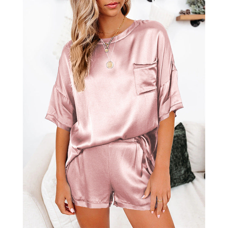 Pajama Set Short Silky