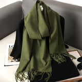 Solid Color Maillard Scarf