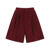 Fashion Personality Corduroy Loose Shorts Men
