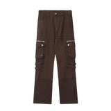Multi-pocket Design Personality Jeans Men