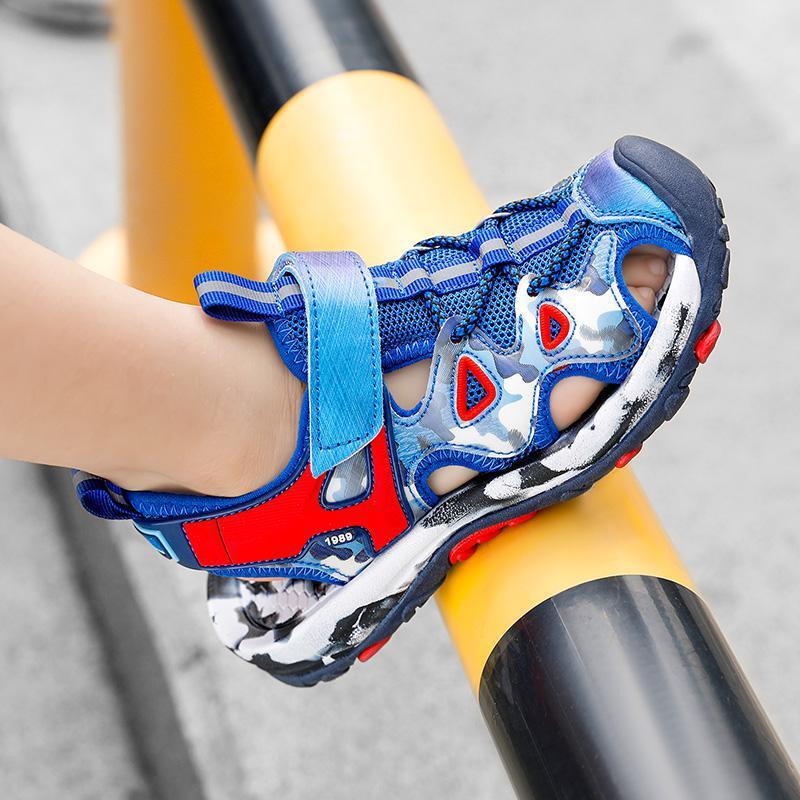 Boys' Breathable Running Non-slip Mesh Sneakers