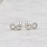 Boucles d'oreilles Infini en argent sterling
