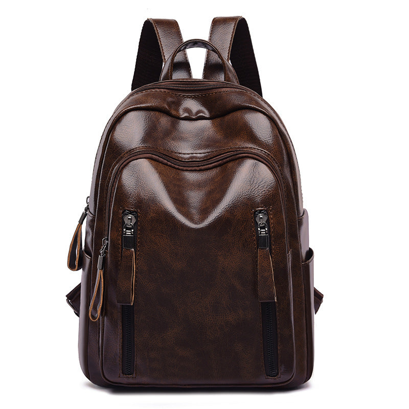 Soft Leather Fashion Ladies Backpack