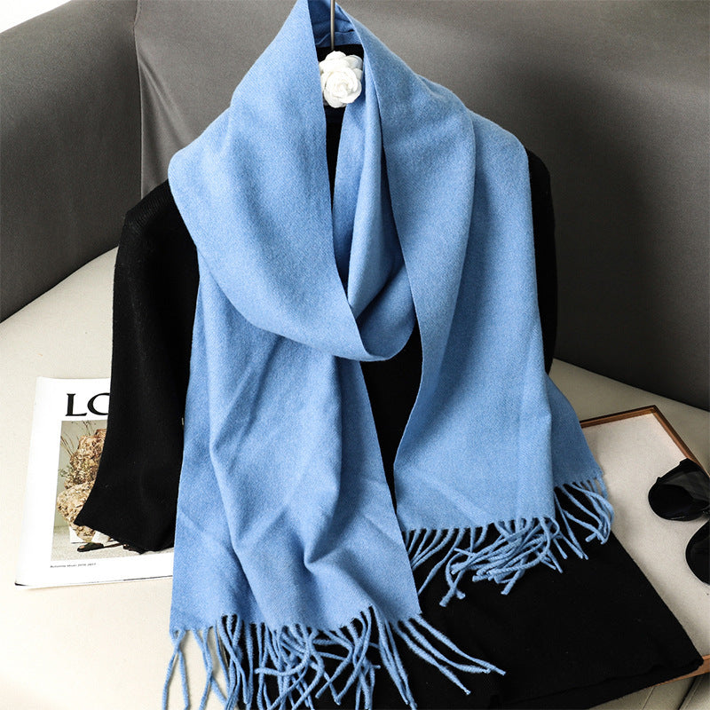 Solid Color Maillard Scarf